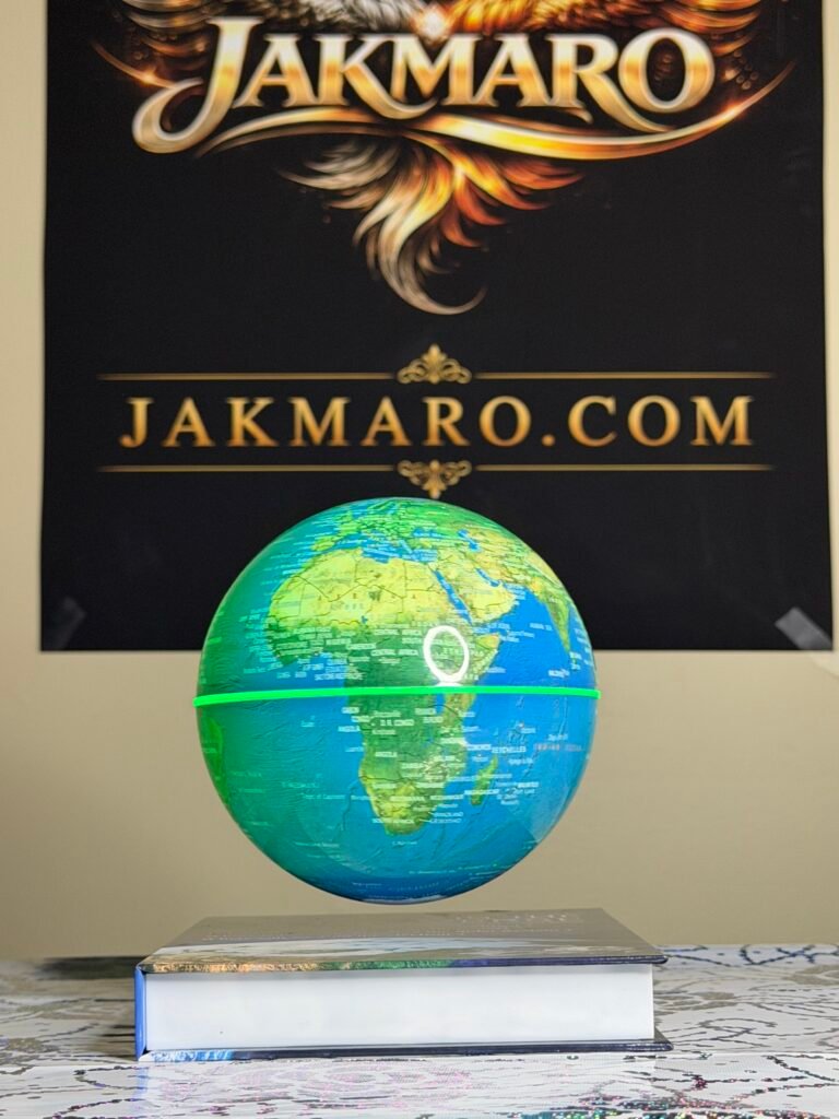 JAKMARO Levitating Magnetic Globe – Floating World Experience